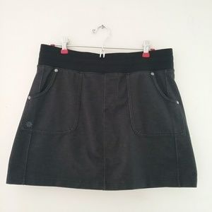 Athleta Black Mini Skirt skort